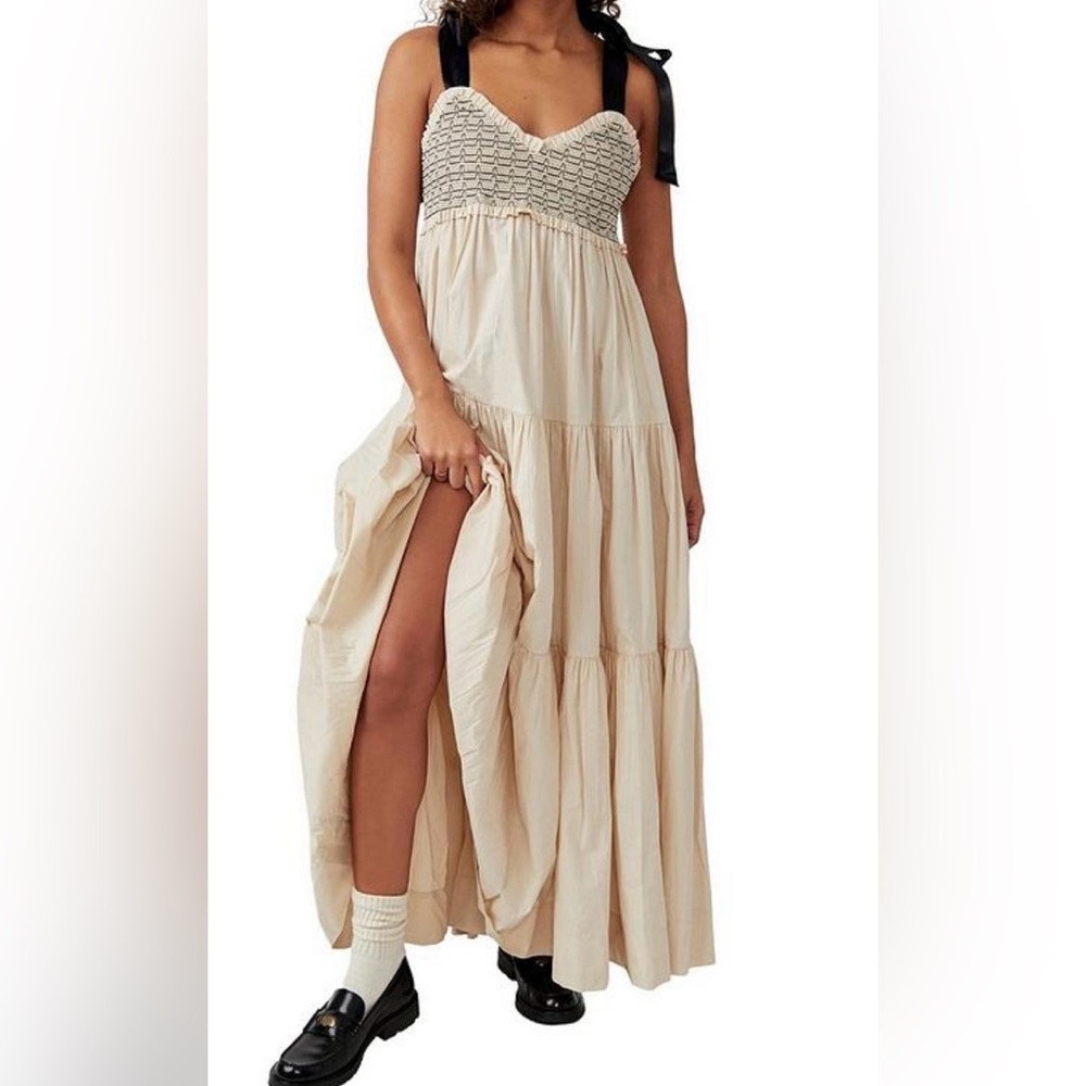 FREE PEOPLE Bluebell Solid Maxi Dress NWOT - Picture 15 of 16